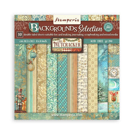 The Nutcracker - Stamperia Backgrounds Double-Sided Paper Pad 8"X8" 10/Pkg