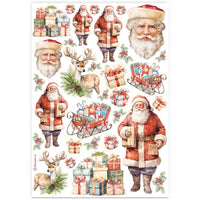 Classic Christmas - A4 Rice Paper Selection