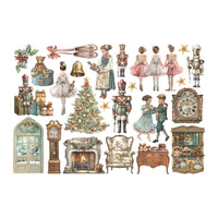 The Nutcracker - Stamperia Cardstock Ephemera Adhesive Paper Cut Outs