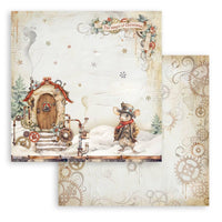 Gear Up For Christmas - Stamperia Double-Sided Paper Pad 12"X12" 10/Pkg