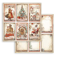 Gear Up For Christmas - Stamperia Double-Sided Paper Pad 12"X12" 10/Pkg