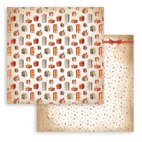 Gear Up For Christmas - Stamperia Backgrounds Double-Sided Paper Pad 12"X12" 10/Pkg