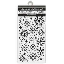 Gear Up For Christmas Snowflakes - Stamperia Stencil 4.92"X9.84"