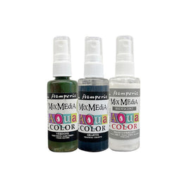 Gear up for Christmas - Stamperia Aquacolor 3/Pkg