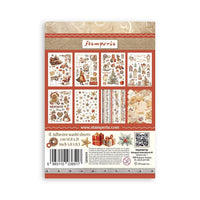 Gear Up For Christmas - Stamperia A5 Washi Pad 8/Pkg