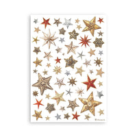 Gear Up For Christmas - Stamperia A5 Washi Pad 8/Pkg