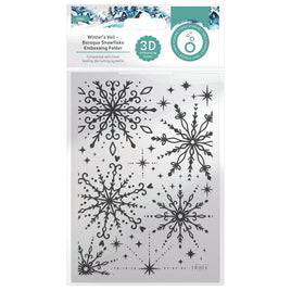 Baroque Snowflake - Winter's Veil - Tonic Studios 3D Embossing Folder