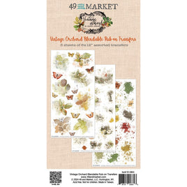 Vintage Orchard Blendable - 49 And Market Rub-On Transfer Set