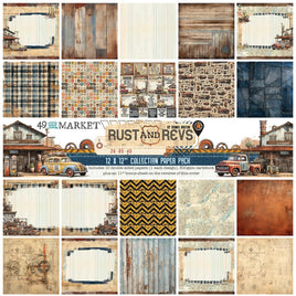 Rust And Revs - 49 & Market Collection Pack 12"X12"