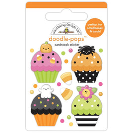 Cute Cakes, Hey Pumpkin - Doodlebug Doodle-Pops 3D Sticker