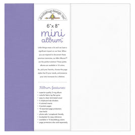 Lilac - Doodlebug Mini Album 6"X8"