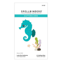 Luna The Seahorse - Spellbinders Etched Die From The Out And About Collection