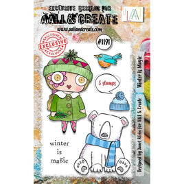 Winter Is Magic - AALL And Create A7 Photopolymer Clear Stamp Set