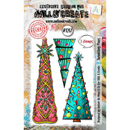 Twinkling Pines - AALL And Create A7 Photopolymer Clear Stamp Set