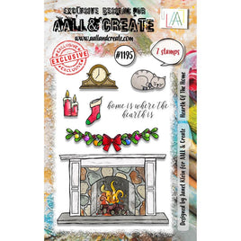 Hearth Of The Home - AALL And Create A7 Photopolymer Clear Stamp Set