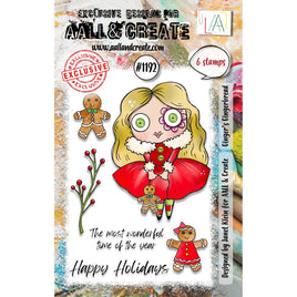 Gingers Gingerbread - AALL And Create A7 Photopolymer Clear Stamp Set