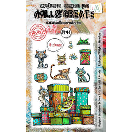 Ribboned Whisker Wonders - AALL And Create A6 Photopolymer Clear Stamp Set