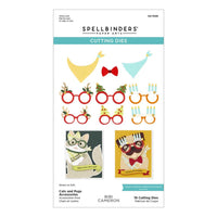 Cats And Pugs Accessories - Spellbinders Etched Dies By Bibi Cameron