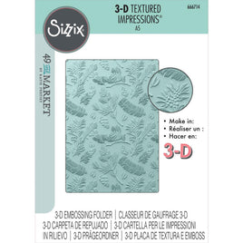 Pines - Sizzix 3D Textured Embossing Folder By 49 And Market