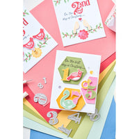 Folk Numbers - Sizzix Thinlits Die Set 18/Pkg By Catherine Pooler