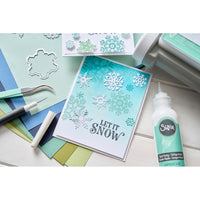 White Christmas - Sizzix Clear Stamps Set 12/Pkg By Catherine Pooler