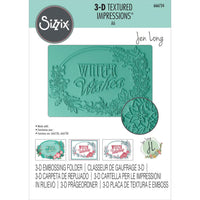 Winter Wishes - Sizzix 3D Textured Impressions Embossing Folder By Jen Long