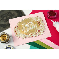 Winter Wishes - Sizzix 3D Textured Impressions Embossing Folder By Jen Long