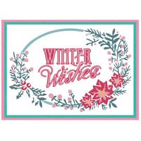 Winter Wishes #3 - Sizzix A6 Layered Stencils 4/Pkg By Jen Long