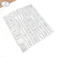 Stencil Alphabet - Elizabeth Craft Metal Die