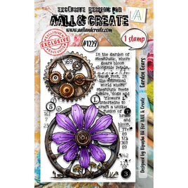 Garden Gears - AALL And Create A7 Photopolymer Clear Stamp Set