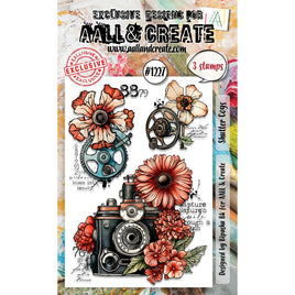 Shutter Cogs - AALL And Create A6 Photopolymer Clear Stamp Set