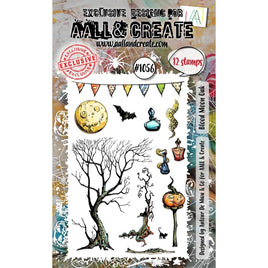 Blood Moon Oak - AALL And Create A6 Photopolymer Clear Stamp Set