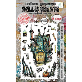 Howler's House - AALL And Create A6 Photopolymer Clear Stamp Set