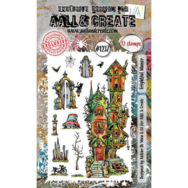 Frightful Manor - AALL And Create A6 Photopolymer Clear Stamp Set