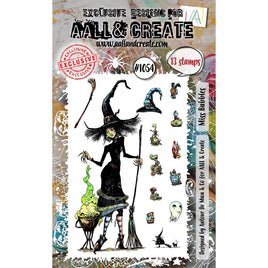 Miss Bubbles - AALL And Create A6 Photopolymer Clear Stamp Set