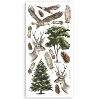 Forest - Stamperia Double-Sided Paper Cut-Outs 4/Pkg