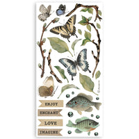 Forest - Stamperia Double-Sided Paper Cut-Outs 4/Pkg