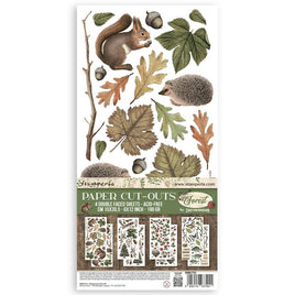 Forest - Stamperia Double-Sided Paper Cut-Outs 4/Pkg