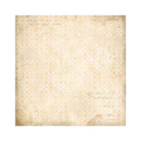 Golden Harmony - Stamperia Polyester Fabric 12"X12" 4/Pkg