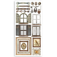 Golden Harmony - Stamperia Double-Sided Paper Cut-Outs 4/Pkg