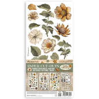 Golden Harmony - Stamperia Double-Sided Paper Cut-Outs 4/Pkg