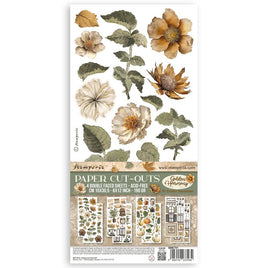 Golden Harmony - Stamperia Double-Sided Paper Cut-Outs 4/Pkg