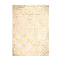 Golden Harmony - Stamperia Assorted Rice Paper Backgrounds A6 8/Sheets