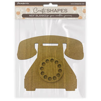 Golden Harmony Telephone - Stamperia Crafty Shapes