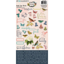 Birdsong - 49 And Market Washi Tape Sheets