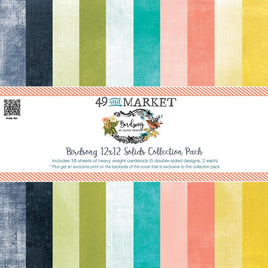 Birdsong Solids - 49 And Market Collection Pack 12"X12"