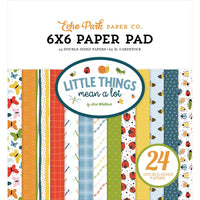 Little Things Mean A Lot - Echo Park Double-Sided Paper Pad 6"X6"