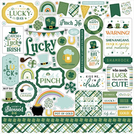 Elements - Lucky Charm Cardstock Stickers 12"X12"