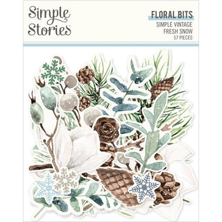 Floral - Simple Vintage Fresh Snow Bits & Pieces