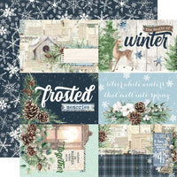 Simple Vintage Fresh Snow - Simple Stories Collection Kit 12"X12"